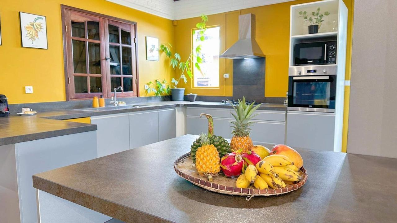 Magnifique Villa Creole Villa Ti Bout Bois Avec Cheminee Au Tevelave Les Avirons Ngoại thất bức ảnh