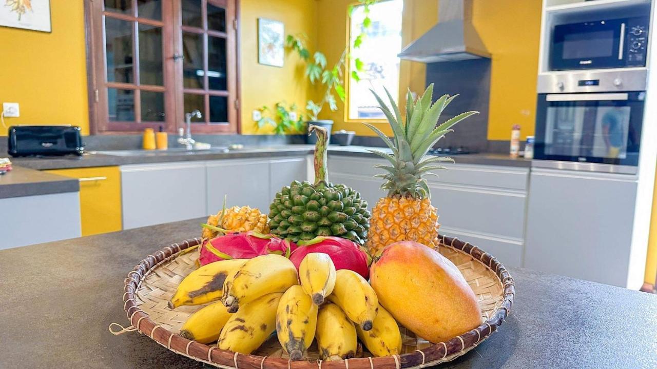 Magnifique Villa Creole Villa Ti Bout Bois Avec Cheminee Au Tevelave Les Avirons Ngoại thất bức ảnh